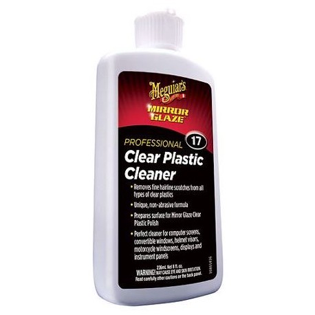 Meguiars M17 Mirror Glaze Clear Plastic Cleaner 10oz