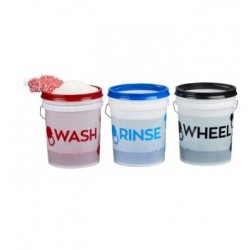 Wash, Rinse and Wheel - Bucket Stickers
