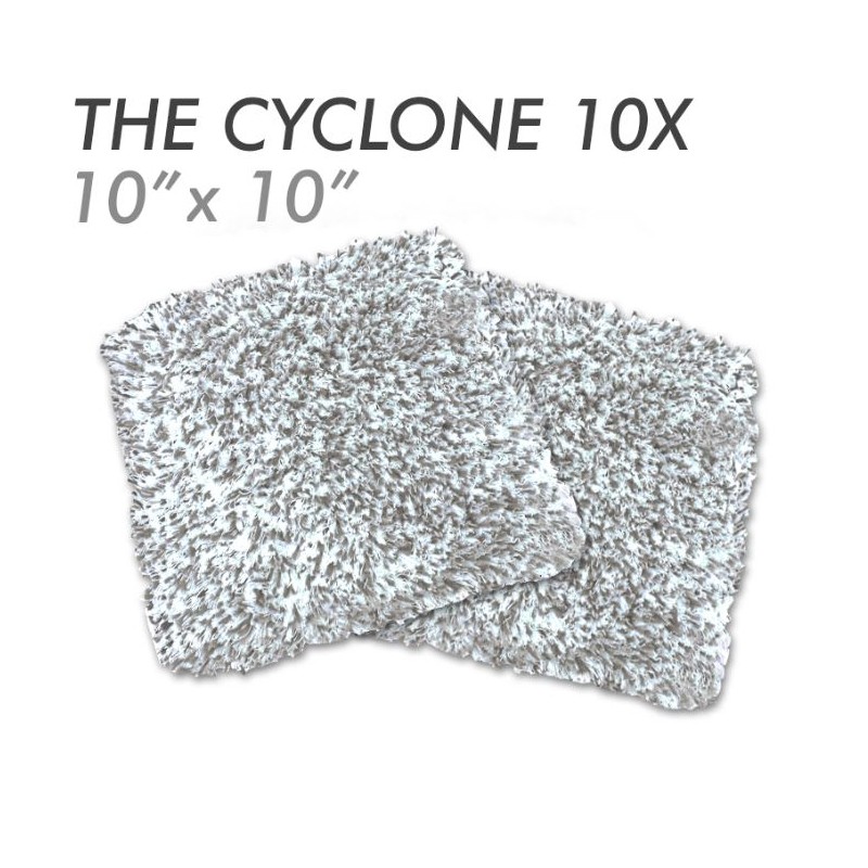The Rag Company Cyclone Ultra Premium Wash Mitt Grey - 8 x 10