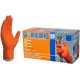 GLOVEWORKS HD ORANGE NITRILE POWDER GLOVES