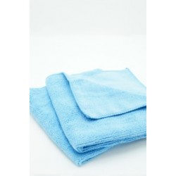 Short Pile 380GSM Microfiber Towel, Blue 16 x 16