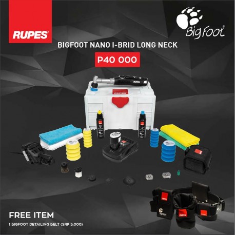 RUPES BIGFOOT NANO POLISHER LONG NECK KIT BOX