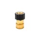 MTM Hydro Twist Seal Coupler X 3/8" Brass QC Coupler