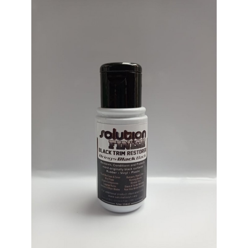 ExoForma Black Trim Restorer - Restores Factory Black to Plastic Trim - Protects Against UV Rays - Unique Dye-Infused Formula Lasts 6+ Months - Helps