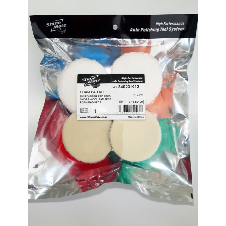 Shinemate Polishing Kit Pads 3"