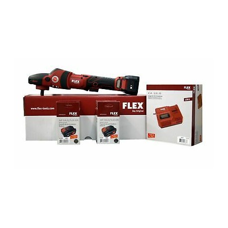 Flex PE 150 18.0-EC/5.0 | Cordless Rotary Polisher Kit 2 Batteries