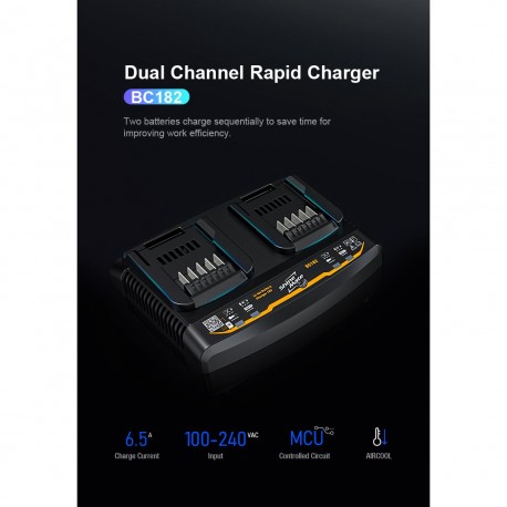 Shinemate Dual Channel Rapid Charger