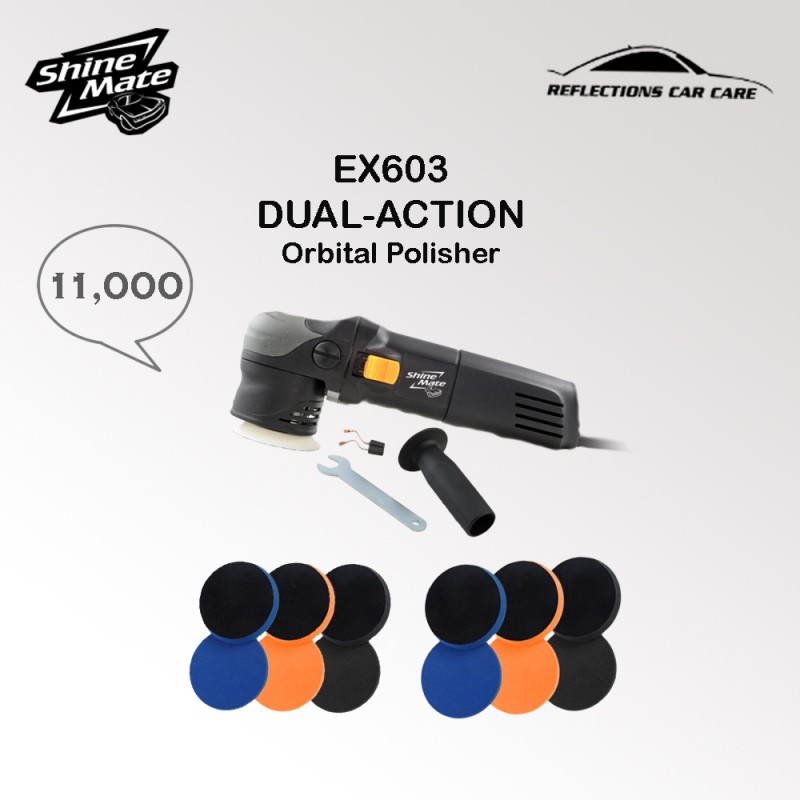 Shinemate EX603 Dual Action Polisher KIT - REFLECTIONS CAR CARE