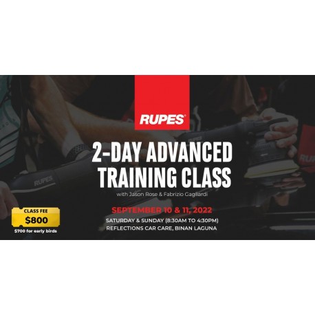 RUPES 2-DAY ADVANCED TRAINING CLASS