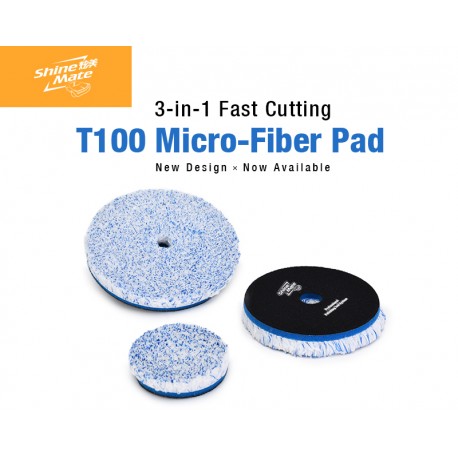 Shinemate Microfiber Pad Cushion Foam Blue 3inch