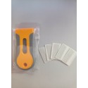 RCC Plastic Scraper w/ 5pcs Steel Blades