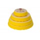 WAFFLE FINE POLISHING FOAM PAD FOR ROTARY POLISHERS