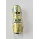 MTM Hydro Brass 1/4 QC Male Plug