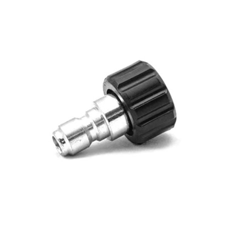 M22F 14MM TWIST COUPLER X 3/8 S.S. QC PLUG