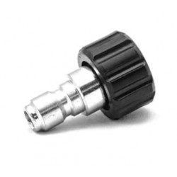 M22F 15MM TWIST COUPLER X 3/8 S.S. QC PLUG