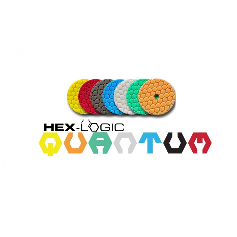 Chemical Guys BUFX111HEX5 Hex-Logic Quantum Heavy Cutting Pad Yellow 5.5