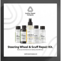 LEATHER REPAIR COMPANY Leather Steering Wheel & Leather Scuff Repair Kit