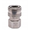 MTM PRIMA 3/8 INCH FEMALE NPT STAINLESS COUPLER