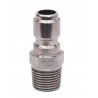 MTM PRIMA 3/8 MALE NPT STAINLESS PLUG