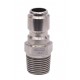 MTM PRIMA 1/4" MALE NPT STAINLESS PLUG