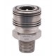 MTM PRIMA 3/8" MALE NPT STAINLESS COUPLER