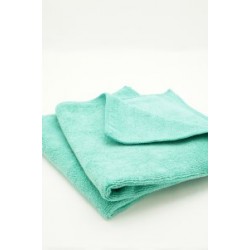 Short Pile 380GSM Microfiber Towel, Green