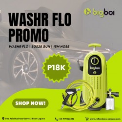 BIGBOI Washr FLO 15M hose with SGS28 Gun (No Lance)