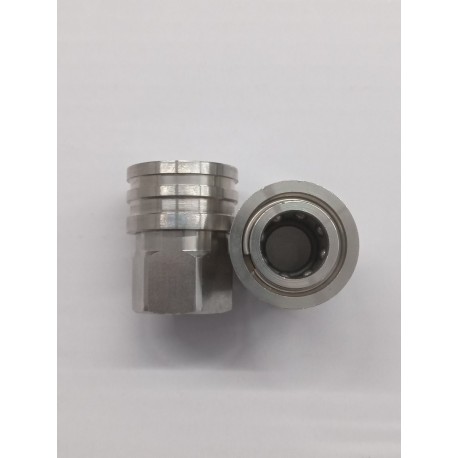 RCC M22 3/8 FEMALE COUPLER - STAINLESS STEEL