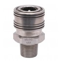 RCC PRIMA 1/4 MALE NPT STAINLESS COUPLER