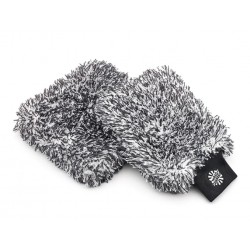 @THE RAG COMPANY THE CYCLONE ULTRA WASH MITT + 10X PAD - (BLACK + BLACK)