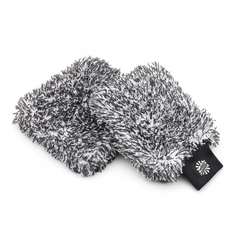 THE RAG COMPANY THE CYCLONE ULTRA WASH MITT + 10X PAD - (BLACK + BLACK)