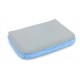 Autofiber Thin Microfiber Coating Applicator Sponge with Plastic Barrier (One Side Suede, One Side Terry)