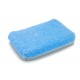 Autofiber Thin Microfiber Coating Applicator Sponge with Plastic Barrier (One Side Suede, One Side Terry)