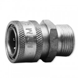 MTM HYDRO M22 14MM X 3/8 STAINLESS QC COUPLER