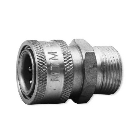 MTM HYDRO M22 14MM X 3/8 STAINLESS QC COUPLER