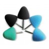 RCC POLISHING CONE FOAM - BLUE