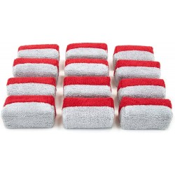 Autofiber Saver Mini Microfiber Coating Applicator Sponge with Plastic Barrier
