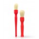 BOAR HAIR DETAILING BRUSH SET - RED/BLONDE
