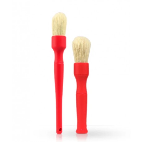 BOAR HAIR DETAILING BRUSH SET - RED/BLONDE