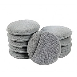 @*+Microfiber Applicator Foam w/ finger pocket Grey