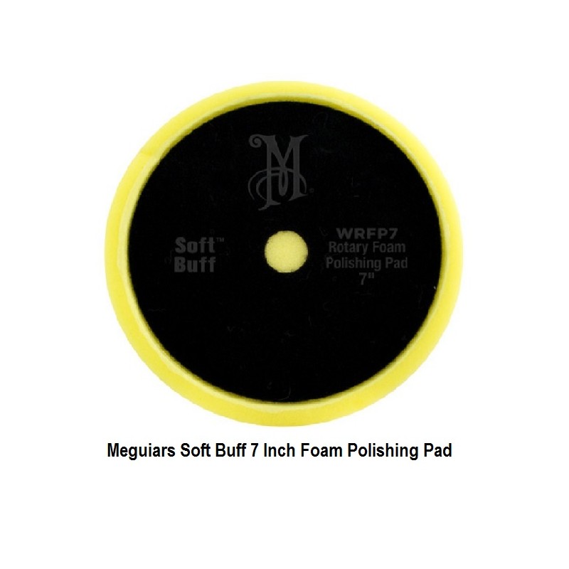 Meguiar's W68DA Mirror Glaze Professional DA Polisher Backing Plate for 7 Soft Buff 2.0 Pads 
