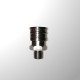 MTM PRIMA 1/4" MALE NPT STAINLESS COUPLER