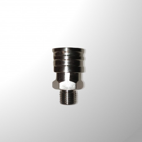 MTM PRIMA 1/4" MALE NPT STAINLESS COUPLER